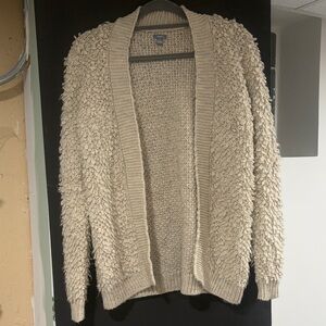 Aerie Cream Knit Cardigan